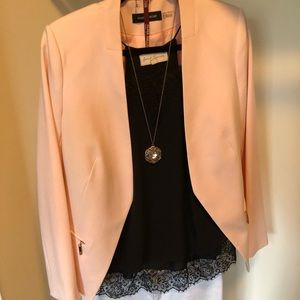 Petal pink blazer